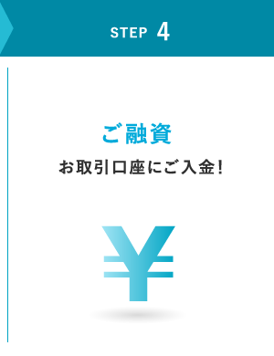 STEP4 ご融資