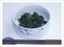 イメージ:中島菜のらっきょう酢漬け