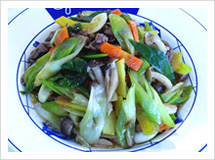 イメージ:さつまいもと能登白ねぎの牛肉いため