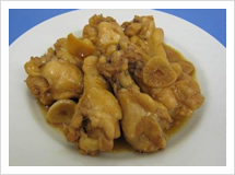 イメージ:鶏肉ウィングスティクの酢醤油煮