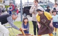もちつきに挑戦
