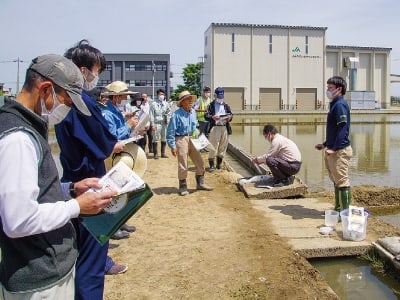 除草剤散布実演会